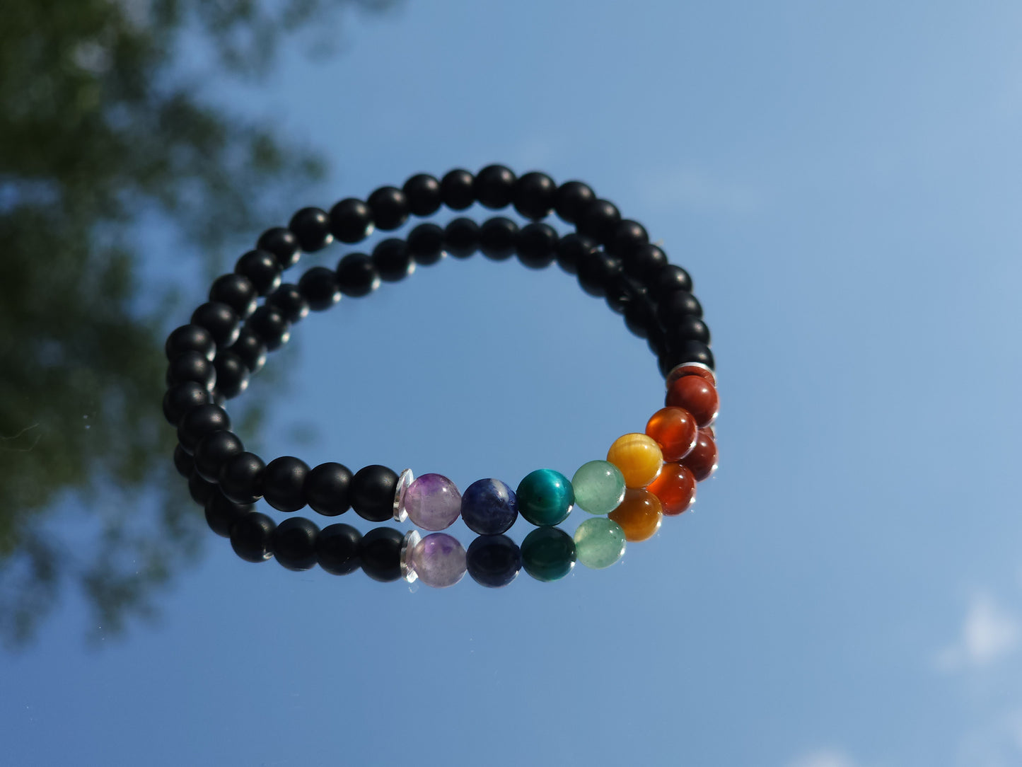 Onyx Chakra Bracelet